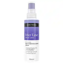 Kruidvat John Frieda Frizz Ease Dream Curls Wave-Revitalising Spray aanbieding