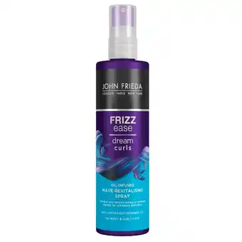 Kruidvat John Frieda Frizz Ease Dream Curls Wave-Revitalising Spray aanbieding