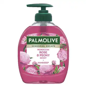 Kruidvat Palmolive Sensorial Escape Moroccan Rose & Peony Handzeep aanbieding