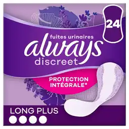 Kruidvat Always Discreet Long Plus Inlegkruisjes aanbieding