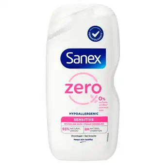 Kruidvat Sanex Zero% Hypoallergene Douchegel aanbieding