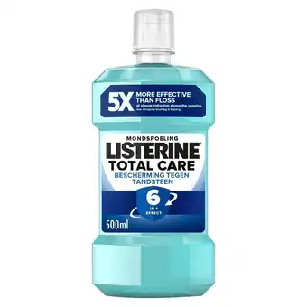 Kruidvat Listerine Total Care Anti-Tandsteen Mondspoeling aanbieding