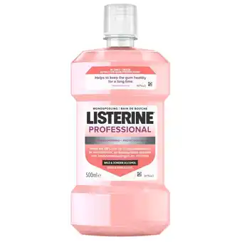 Kruidvat Listerine Professional Tandvleesbescherming+ Mondspoeling aanbieding