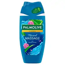 Kruidvat Palmolive Thermal Mineral Massage Shower Scrub Douchegel aanbieding