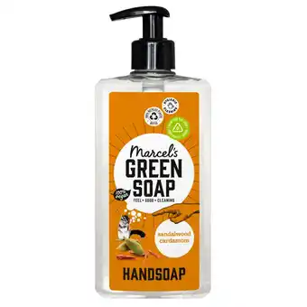 Kruidvat Marcel's Green Soap Sandelhout & Kardemom Handzeep aanbieding