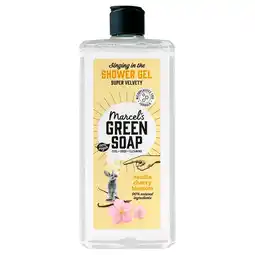 Kruidvat Marcel’s Green Soap Vanille & Cherry Blossom Shower Gel aanbieding
