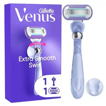 Kruidvat Gillette Venus Extra Smooth Swirl Scheersysteem aanbieding