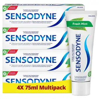 Kruidvat Sensodyne Fresh Mint Tandpasta aanbieding