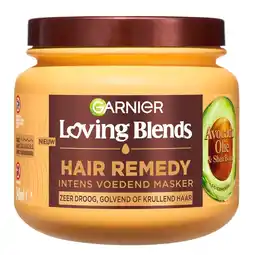 Kruidvat Garnier Loving Blends Avocado-Olie & Sheaboter Haarmasker aanbieding