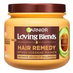 Kruidvat Garnier Loving Blends Avocado-Olie & Sheaboter Haarmasker aanbieding