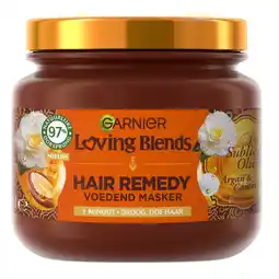 Kruidvat Garnier Loving Blends Argan & Cameliaolie Haarmasker aanbieding