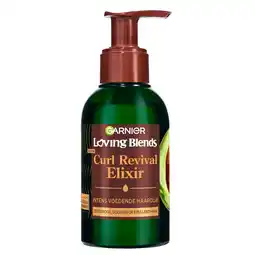 Kruidvat Garnier Loving Blends Avocado-olie & Sheaboter Curl Revival Elixir Intens Voedende Haarolie aanbieding