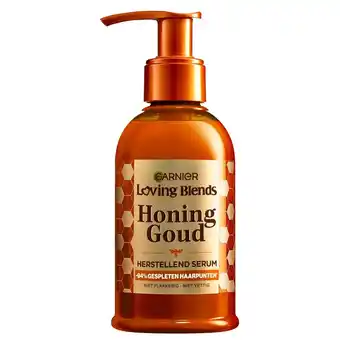 Kruidvat Garnier Loving Blends Honing Goud Herstellend Serum aanbieding