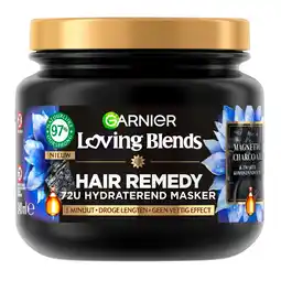 Kruidvat Garnier Loving Blends Magnetic Charcoal Haarmasker aanbieding