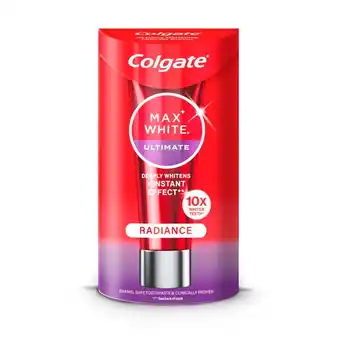 Kruidvat Colgate Max White Ultimate Radiance Tandpasta aanbieding