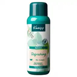 Kruidvat Kneipp Refreshing Mint-Eucalyptus Badschuim aanbieding