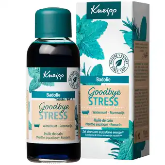 Kruidvat Kneipp Goodbye Stress Watermunt Rozemarijn Badolie aanbieding