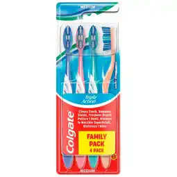 Kruidvat Colgate Triple Action Medium Tandenborstels aanbieding