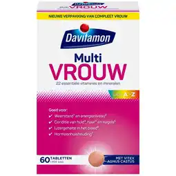 Kruidvat Davitamon Multi Vrouw Tabletten aanbieding
