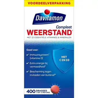 Kruidvat Davitamon Compleet Weerstand Dragees aanbieding