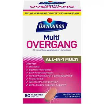 Kruidvat Davitamon Multi Overgang All-in-1 Multi Tabletten aanbieding