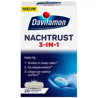 Kruidvat Davitamon Nachtrust 3-in-1 Capsules aanbieding