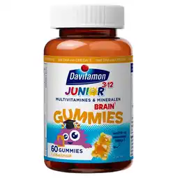 Kruidvat Davitamon Junior 3-12 Jaar Brain Gummies aanbieding