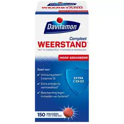 Kruidvat Davitamon Compleet Weerstand Dragees aanbieding