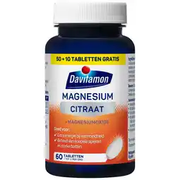 Kruidvat Davitamon Magnesiumcitraat + Magnesiumoxide Tabletten aanbieding