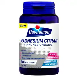 Kruidvat Davitamon Magnesiumcitraat + Magnesiumoxide Tabletten aanbieding