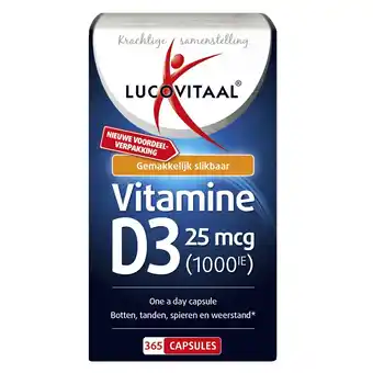 Kruidvat Lucovitaal Vitamine D3 25mcg Capsules aanbieding