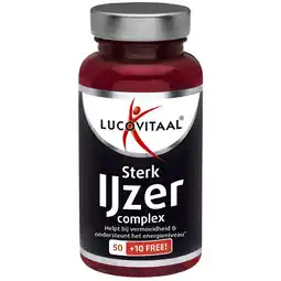 Kruidvat Lucovitaal Sterk IJzer Complex + Vitaminen & Mineralen Tabletten aanbieding