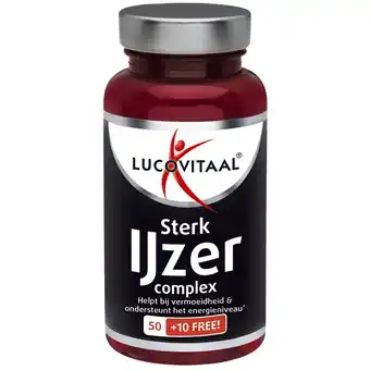 Kruidvat Lucovitaal Sterk IJzer Complex + Vitaminen & Mineralen Tabletten aanbieding