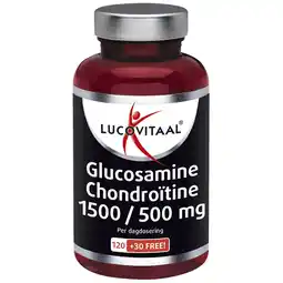 Kruidvat Lucovitaal Glucosamine Chondroitine 1500/500mg Tabletten aanbieding