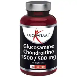Kruidvat Lucovitaal Glucosamine Chondroitine 1500/500mg Tabletten aanbieding