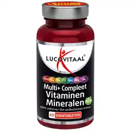 Kruidvat Lucovitaal Multi Compleet Vitaminen Mineralen Tabletten aanbieding