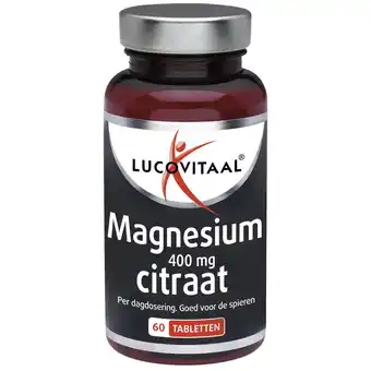 Kruidvat Lucovitaal Magnesium Citraat 400mg Tabletten aanbieding
