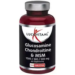 Kruidvat Lucovitaal Glucosamine Chondroïtine MSM Tabletten aanbieding