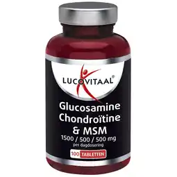 Kruidvat Lucovitaal Glucosamine Chondroïtine MSM Tabletten aanbieding