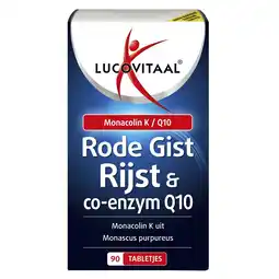 Kruidvat Lucovitaal Rode Gist Rijst & Co-enzym Q10 Tabletten aanbieding