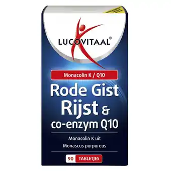 Kruidvat Lucovitaal Rode Gist Rijst & Co-enzym Q10 Tabletten aanbieding