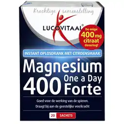 Kruidvat Lucovitaal Magnesium 400mg Forte Sachets aanbieding