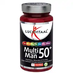 Kruidvat Lucovitaal Multi Man 50+ Compleet Tabletten aanbieding