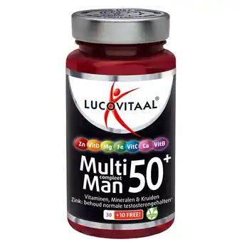 Kruidvat Lucovitaal Multi Man 50+ Compleet Tabletten aanbieding