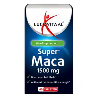 Kruidvat Lucovitaal Super Maca 1500Mg Tabletten aanbieding