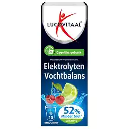 Kruidvat Lucovitaal Elektrolyten Vochtbalans Bruistabletten aanbieding