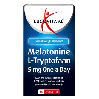 Kruidvat Lucovitaal Melatonine L-Tryptofaan 5mg Tabletten aanbieding