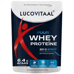 Kruidvat Lucovitaal Puur Whey Proteïnepoeder aanbieding