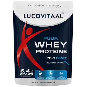 Kruidvat Lucovitaal Puur Whey Proteïnepoeder aanbieding