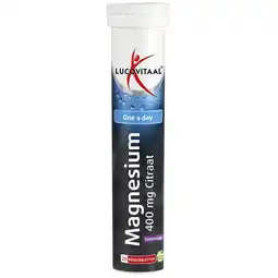 Kruidvat Lucovitaal Magnesium 400mg Citraat Bruistabletten aanbieding